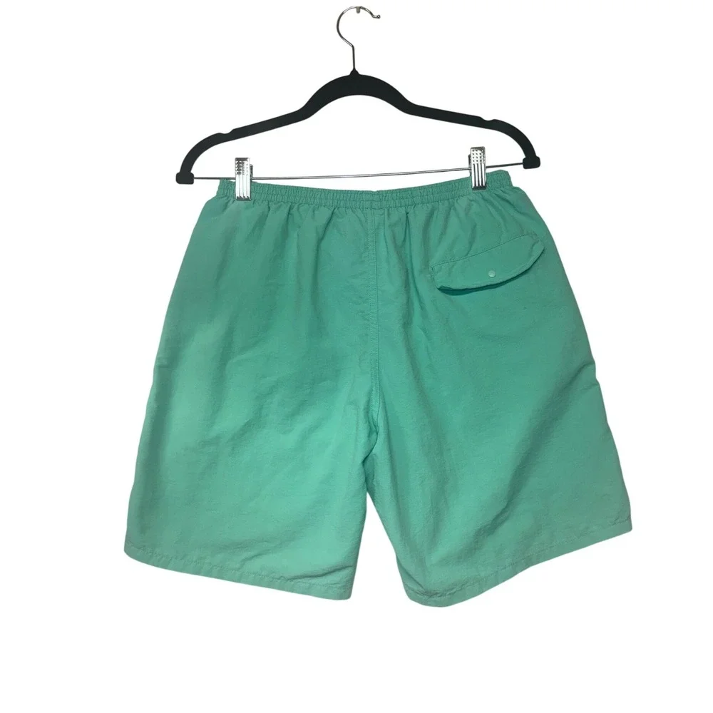 Patagonia Baggies Shorts Mens Small Green‎ 7 Inch Inseam Nylon Swim Trunks 57021